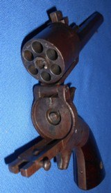 Antique CIVIL WAR ERA LUCIUS W. POND SINGLE ACTION BELT REVOLVER IRON FRAME - 6 of 18