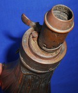 Antique POWDER FLASK RILING 276 AMERICAN FLASK & CAP FLUTTED - 7 of 8
