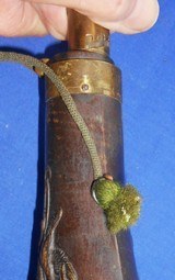 Antique AMERICAN FLASK & CAP Co. DEAD GAME FLASK R. RILING BOOK # 619 - 13 of 13