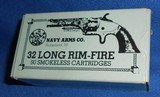 Vintage NAVY ARMS .32 rf LONG AMMO BOX OF 43 SUREFIRE CARTRIDGES - 3 of 5