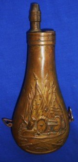 Antique COLT PATTERN WALKER DRAGOON POWDER FLASK RILING 830 - 1 of 10