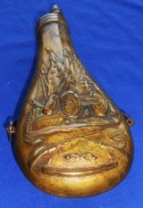 Antique COLT PATTERN WALKER DRAGOON POWDER FLASK RILING 830 - 4 of 10