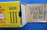 Vintage AMMO WESTERN SUPER X MATCH MARK 111 .22 LONG RIFLE FULL BOX - 8 of 8