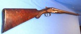 Antique ENGLISH SxS 10 ga SHOTGUN BLISSETT & SON LIVERPOOL TO RESTORE - 2 of 19