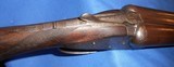 Antique ENGLISH SxS 10 ga SHOTGUN BLISSETT & SON LIVERPOOL TO RESTORE - 13 of 19