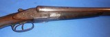 Antique ENGLISH SxS 10 ga SHOTGUN BLISSETT & SON LIVERPOOL TO RESTORE - 3 of 19