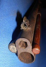Antique 1850s OVER UNDER BUCK & BALL COMBINATION GUN TO RESTORE - 16 of 17