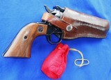 Vintage 1970 RUGER SINGLE SIX 3 SCREW .22 & .22 MAG. WITH HOLSTER C&R OK - 1 of 18