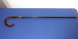 Antique PERCUSSION WALKING CANE .28 Ga. SHOTGUN - 1 of 12