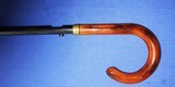 Antique PERCUSSION WALKING CANE .28 Ga. SHOTGUN - 5 of 12