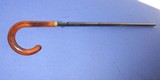 Antique PERCUSSION WALKING CANE .28 Ga. SHOTGUN - 2 of 12