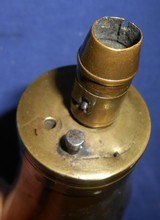 Antique POWDER FLASK 2 PHEASANTS BIRDS HANGING FROM TREE BRANCH - 13 of 15