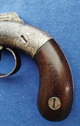 Antique 1850s MANHATTAN PERCUSSION BAR HAMMER BOOT BELT PISTLOL - 12 of 14