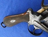 Antique 1860s CIVIL WAR ERA 9mm FRENCH PINFIRE REVOLVER - 12 of 15