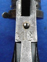 Antique ENGRAVED 1860s CIVIL WAR ERA FRENCH .31 CAL. PINFIRE REVOLVER - 14 of 16