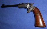 Antique STEVENS MODEL 43 DIAMOND TIP-UP .22 SINGLE SHOT PISTOL 6" BBL. - 2 of 11