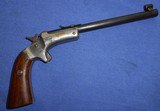 Antique STEVENS MODEL 43 DIAMOND TIP-UP .22 SINGLE SHOT PISTOL 6" BBL. - 4 of 11