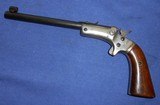 Antique STEVENS MODEL 43 DIAMOND TIP-UP .22 SINGLE SHOT PISTOL 6" BBL. - 9 of 11