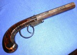 Antique 1840s UNDERHAMMER PERCUSSION BELT BOOT PISTOL TIGER MAPLE WOOD - 20 of 20