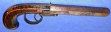Antique 1840s UNDERHAMMER PERCUSSION BELT BOOT PISTOL TIGER MAPLE WOOD - 18 of 20