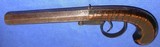 Antique 1840s UNDERHAMMER PERCUSSION BELT BOOT PISTOL TIGER MAPLE WOOD - 6 of 20