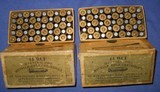 Vintage 44-40 WCF AMMO 2 BOXES 100 ROUNDS - 1 of 13