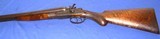 Antique ENGLISH DOUBLE SxS HAMMER 10 ga. COACH SHOTGUN PARTS, RESTORE - 1 of 19