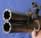 Antique 1840s ERA ENGRAVED ENGLISH OVER UNDER PERCUSSION TAP PISTOL - 18 of 19