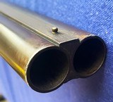 Antique 1889 REMINGTON GRADE 2 HAMMER SxS SHOTGUN 1893 FINE PLUS - 15 of 16