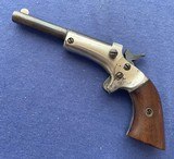 Antique STEVENS SINGLE SHOT TIP-UP .22 POCKET DERINGER - 1 of 10