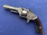 ANTIQUE MODEL No.1 S&W 2nd ISSUE .22 SHORT CIVIL WAR REVOLVER - 1 of 10