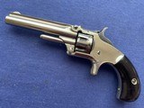 Antique SMITH & WESSON MODEL 1 THIRD ISSUE .22 SHORT REVOLVER