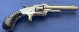 Antique SMITH & WESSON MODEL 1 THIRD ISSUE .22 SHORT REVOLVER - 8 of 16