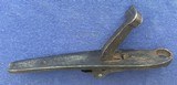 Antique Wm. JENKS / N.P. ADAMS "MULE EAR" RIFLE LOCK PARTS - 6 of 7