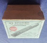 Vintage BRIGHT BOX of REMINGTON UMC .43 SPANISH BLACK POWDER NOS AMMO - 6 of 8