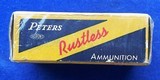 Vintage AMMO PETERS .32 S&W LONG FULL BOX 50 NOS - 2 of 6