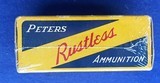 Vintage PETERS .38 SPECIAL AMMO CRISP CLEAN FULL BOX 50 - 4 of 6