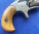 Antique 1871 HOPKINS ALLEN BLUE JACKET No. 2 IVORY GRIPS .32 RF LIKE COLT NEW LINE - 3 of 13