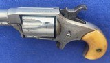 Antique 1871 HOPKINS ALLEN BLUE JACKET No. 2 IVORY GRIPS .32 RF LIKE COLT NEW LINE - 8 of 13