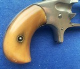 Antique 1871 HOPKINS ALLEN BLUE JACKET No. 2 IVORY GRIPS .32 RF LIKE COLT NEW LINE - 12 of 13