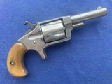 Antique 1871 HOPKINS ALLEN BLUE JACKET No. 2 IVORY GRIPS .32 RF LIKE COLT NEW LINE - 2 of 13