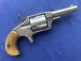 Antique 1871 HOPKINS ALLEN BLUE JACKET No. 2 IVORY GRIPS .32 RF LIKE COLT NEW LINE