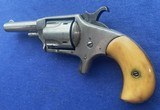 Antique 1871 HOPKINS ALLEN BLUE JACKET No. 2 IVORY GRIPS .32 RF LIKE COLT NEW LINE - 7 of 13