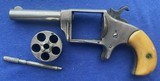 Antique 1871 HOPKINS ALLEN BLUE JACKET No. 2 IVORY GRIPS .32 RF LIKE COLT NEW LINE - 9 of 13