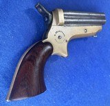 Antique 1859 SHARPS DERINGER .22 cal. 4 SHOT PEPPERBOX PISTOL - 3 of 10