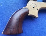 Antique 1859 SHARPS DERINGER .22 cal. 4 SHOT PEPPERBOX PISTOL - 7 of 10
