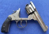 Antique IVER
JOHNSON .38 S&W TOP BREAK SINGLE & DOUBLE ACTION REVOLVER 5 SHOT - 7 of 8