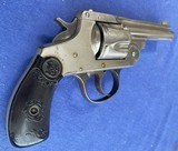 Antique IVER
JOHNSON .38 S&W TOP BREAK SINGLE & DOUBLE ACTION REVOLVER 5 SHOT - 5 of 8