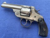 Antique IVER
JOHNSON .38 S&W TOP BREAK SINGLE & DOUBLE ACTION REVOLVER 5 SHOT