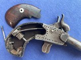 Antique 1850s ERA MOST UNUSUAL DOUBLE BARRELSxS DERINGER PISTOL - 11 of 12